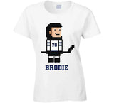 T.J. Brodie 8 Bit Toronto Hockey Fan T Shirt
