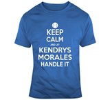 Kendrys Morales Keep Calm Toronto Baseball Fan T Shirt - theSixTshirts
