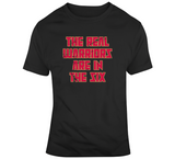 Real Warriors Are In The Six Toronto Basketball Fan Distressed V4 T Shirt