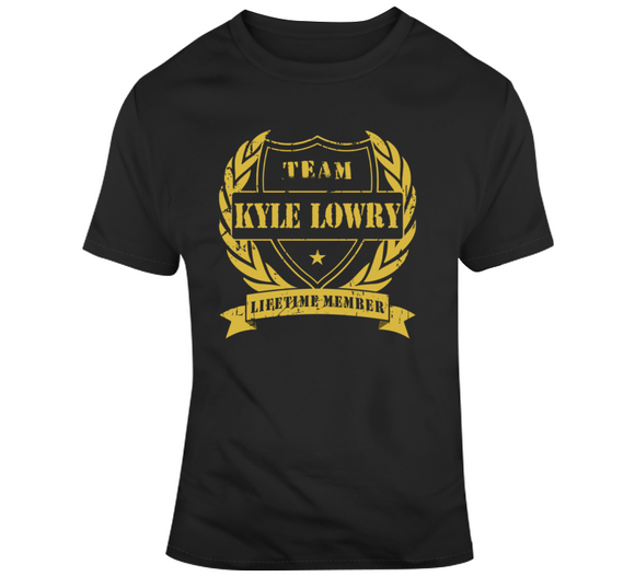 Kyle Lowry Team Lifetime Member Toronto Basketball Fan T Shirt - theSixTshirts