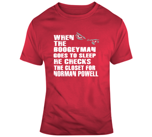 Norman Powell Boogeyman Toronto Basketball Fan T Shirt - theSixTshirts