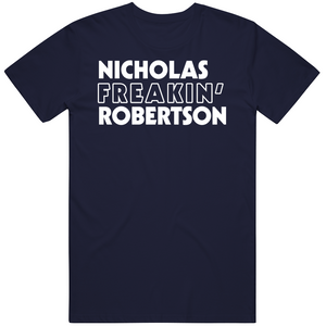 Nicholas Robertson Freakin Toronto Hockey Fan T Shirt