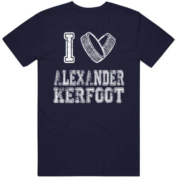 Alexander Kerfoot I Heart Toronto Hockey Fan T Shirt