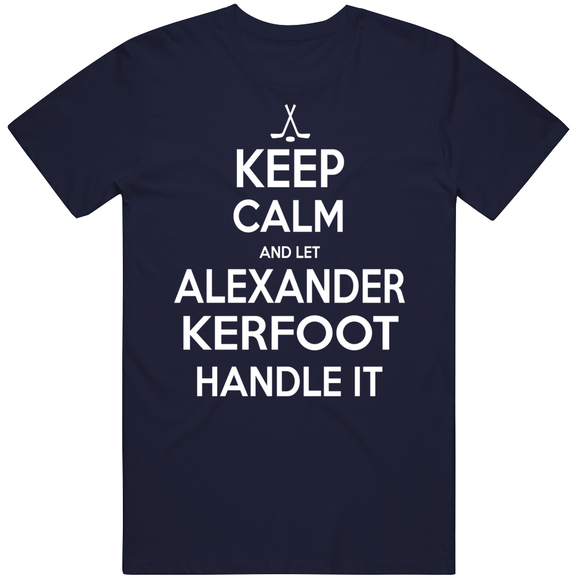 Alexander Kerfoot Keep Calm Toronto Hockey Fan T Shirt