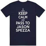 Jason Spezza Keep Calm Pass To Toronto Hockey Fan T Shirt