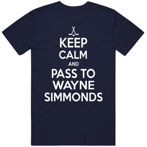 Wayne Simmonds Keep Calm Pass To Toronto Hockey Fan T Shirt