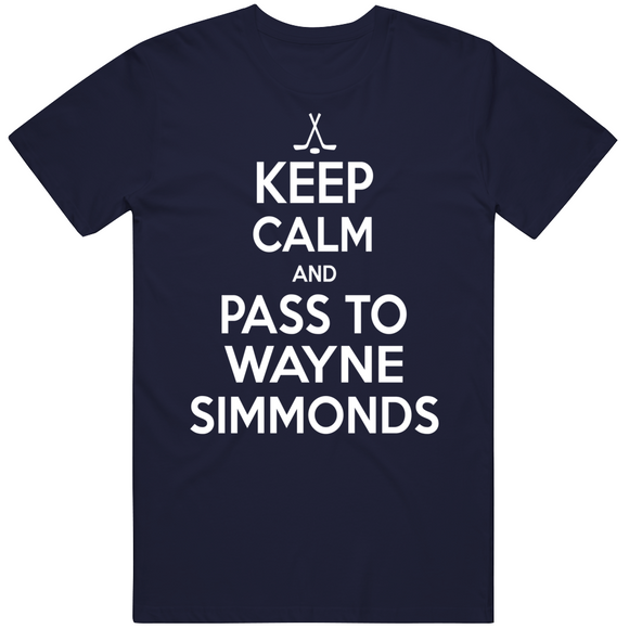 Wayne Simmonds Keep Calm Pass To Toronto Hockey Fan T Shirt