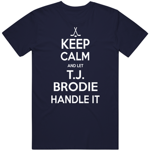 T.J. Brodie Keep Calm Toronto Hockey Fan T Shirt