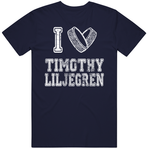 Timothy Liljegren I Heart Toronto Hockey Fan T Shirt