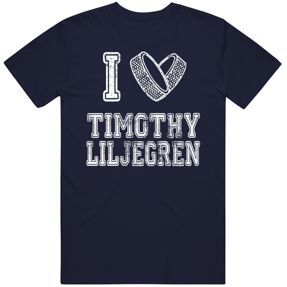 Timothy Liljegren I Heart Toronto Hockey Fan T Shirt