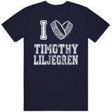 Timothy Liljegren I Heart Toronto Hockey Fan T Shirt