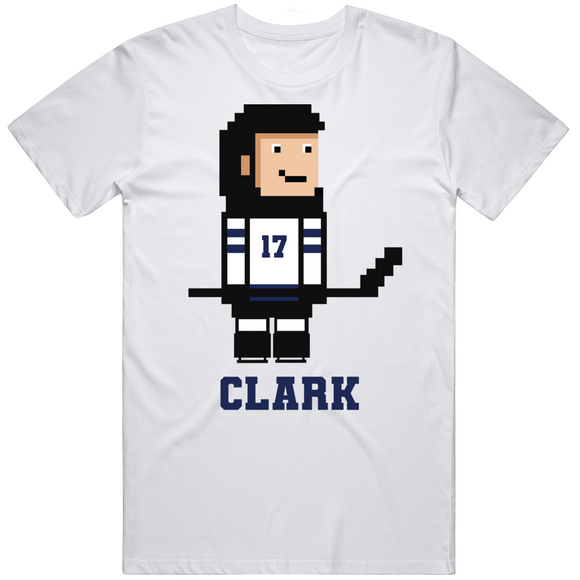 Wendel Clark 8 Bit Retro Toronto Hockey Fan T Shirt