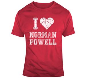 Norman Powell I Heart Toronto Basketball Fan T Shirt - theSixTshirts