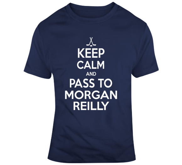Morgan Reilly Keep Calm Pass To Toronto Hockey Fan T Shirt - theSixTshirts