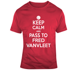 Fred VanVleet Keep Calm Pass Toronto Basketball Fan T Shirt - theSixTshirts