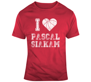 Pascal Siakam I Heart Toronto Basketball Fan T Shirt