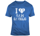 Sam Gaviglio I Heart Toronto Baseball Fan T Shirt