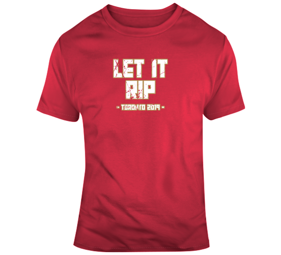 Let It Rip Kyle Lowry Nick Nurse Toronto Basketball Fan Distressed V2 T Shirt