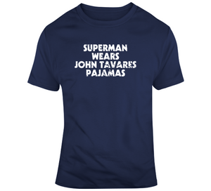 John Tavares Superman Pajamas Toronto Hockey Fan Distressed V2 T Shirt