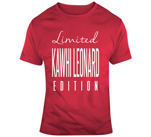 Kawhi Leonard Limited Edition Toronto Basketball Fan T Shirt - theSixTshirts
