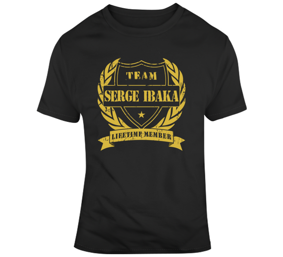 Serge Ibaka Team Lifetime Member Toronto Basketball Fan T Shirt