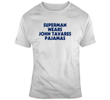John Tavares Superman Pajamas Toronto Hockey Fan T Shirt