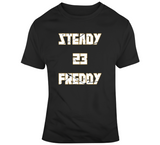 Fred VanVleet Steady Freddy Distressed Toronto Basketball T Shirt - theSixTshirts