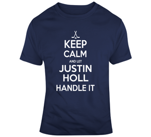 Justin Holl Keep Calm Toronto Hockey Fan T Shirt - theSixTshirts