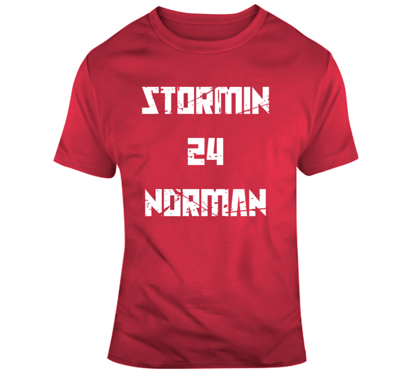 Norman Powell Stormin Norman Distressed Toronto Basketball Fan T Shirt - theSixTshirts