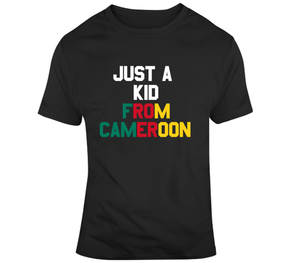 Pascal Siakam Just A Kid From Cameroon Toronto Basketball Fan T Shirt