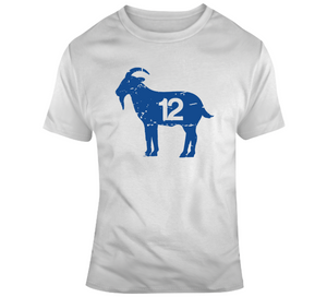 Roberto Alomar 12 Goat Distressed Toronto Baseball Fan T Shirt