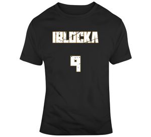 Serge Ibaka Iblocka 9 Distressed Toronto Basketball T Shirt