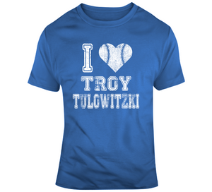 Troy Tulowitzki I Heart Toronto Baseball Fan T Shirt