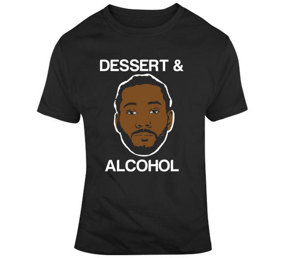 Kawhi Leonard Dessert And Alcohol Champs Toronto Basketball Fan T Shirt