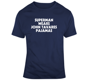 John Tavares Superman Pajamas Toronto Hockey Fan V2 T Shirt