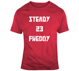 Fred VanVleet Steady Freddy Distressed Toronto Basketball Fan T Shirt - theSixTshirts
