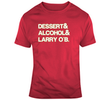 Kawhi Leonard Dessert Alcohol Larry Ob Toronto Basketball Fan T Shirt