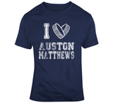 Auston Matthews I Heart Toronto Hockey Fan T Shirt - theSixTshirts