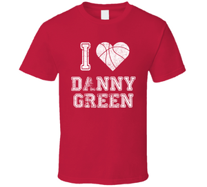 Danny Green I Heart Toronto Basketball Fan T Shirt - theSixTshirts