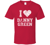 Danny Green I Heart Toronto Basketball Fan T Shirt - theSixTshirts