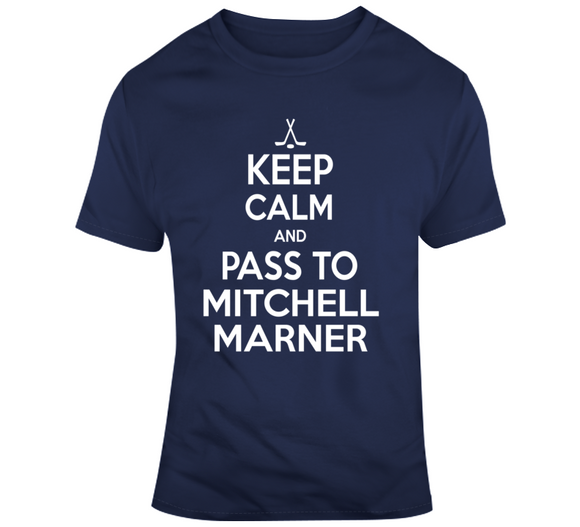 Mitchell Marner Keep Calm Pass To Toronto Hockey Fan T Shirt - theSixTshirts