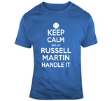 Russell Martin Keep Calm Toronto Baseball Fan T Shirt