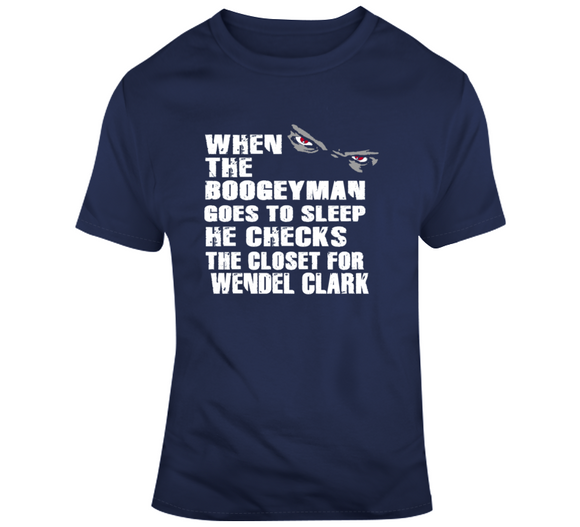 Wendel Clark Boogeyman Toronto Hockey Fan T Shirt