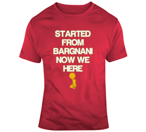 Started From Bargnani Now We Here Champions Toronto Basketball Fan T Shirt