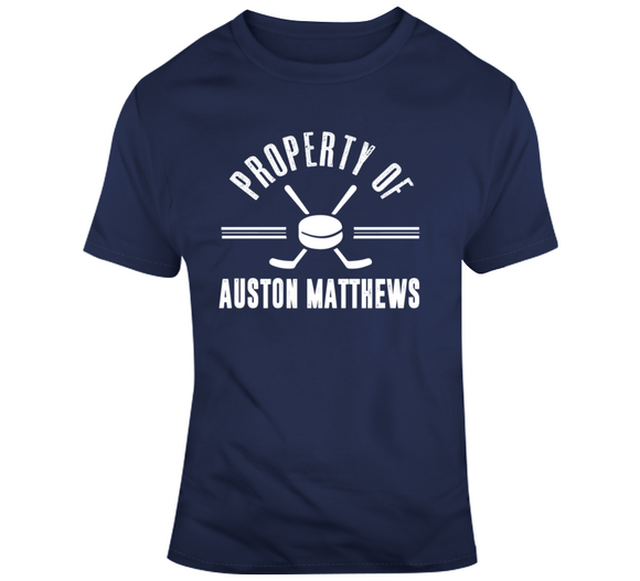 Auston Matthews Property Of Toronto Hockey Fan T Shirt - theSixTshirts