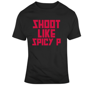 Pascal Siakam Shoot Like Spicy P Toronto Basketball Fan T Shirt