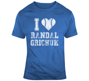 Randal Grichuk I Heart Toronto Baseball Fan T Shirt