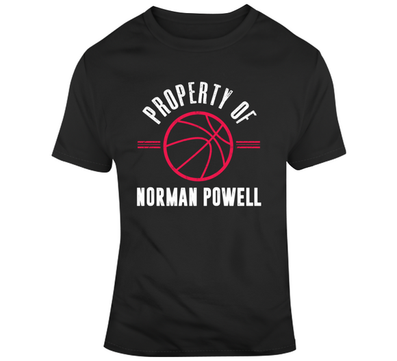Norman Powell Property Of Toronto Basketball Fan T Shirt - theSixTshirts