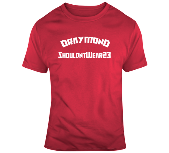 Draymond Green Shouldnt Wear 23 Toronto Basketball Fan T Shirt - theSixTshirts