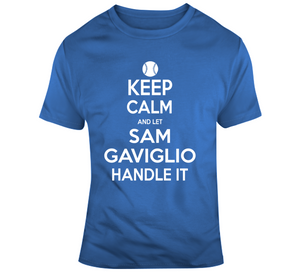 Sam Gaviglio Keep Calm Toronto Baseball Fan T Shirt